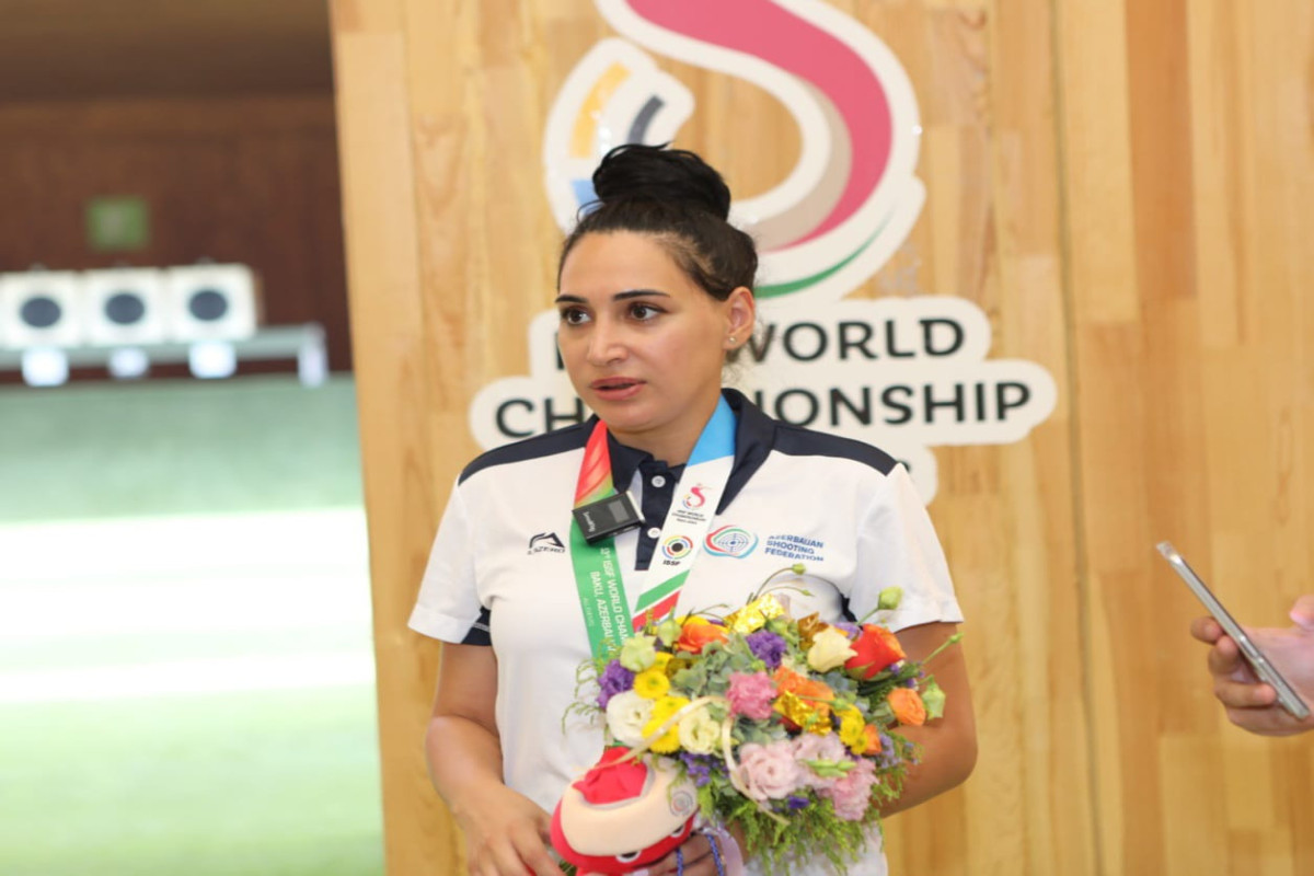Atıcılıq yarışında qızıl medal qazanan Nigar Nəsirova: Bütün diqqətimi yarışa yönəltmişdim
