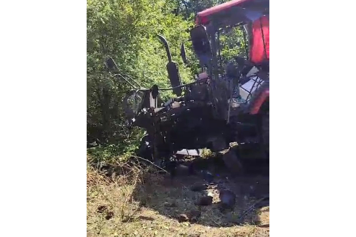 Xocalıda traktorun minaya düşməsi nəticəsində xəsarət alan şəxsin vəziyyəti açıqlanıb