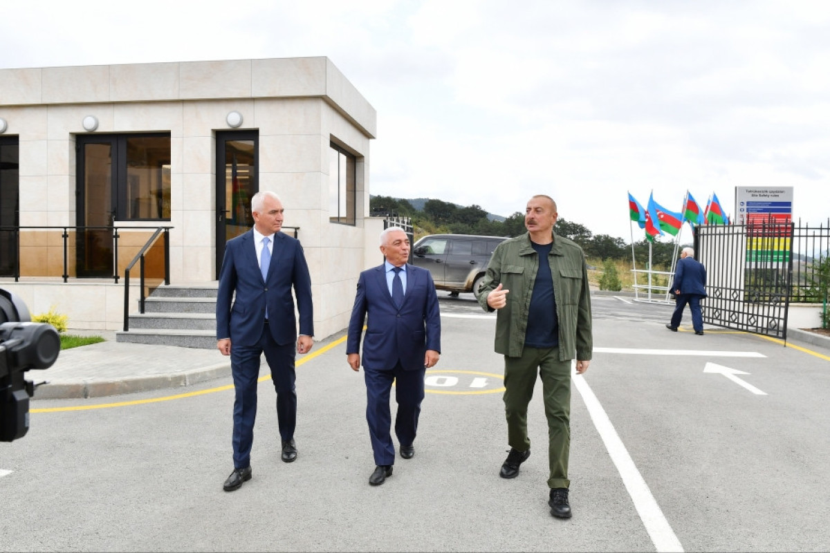 Prezident İlham Əliyev və birinci xanım Mehriban Əliyeva Laçın rayonuna səfər ediblər