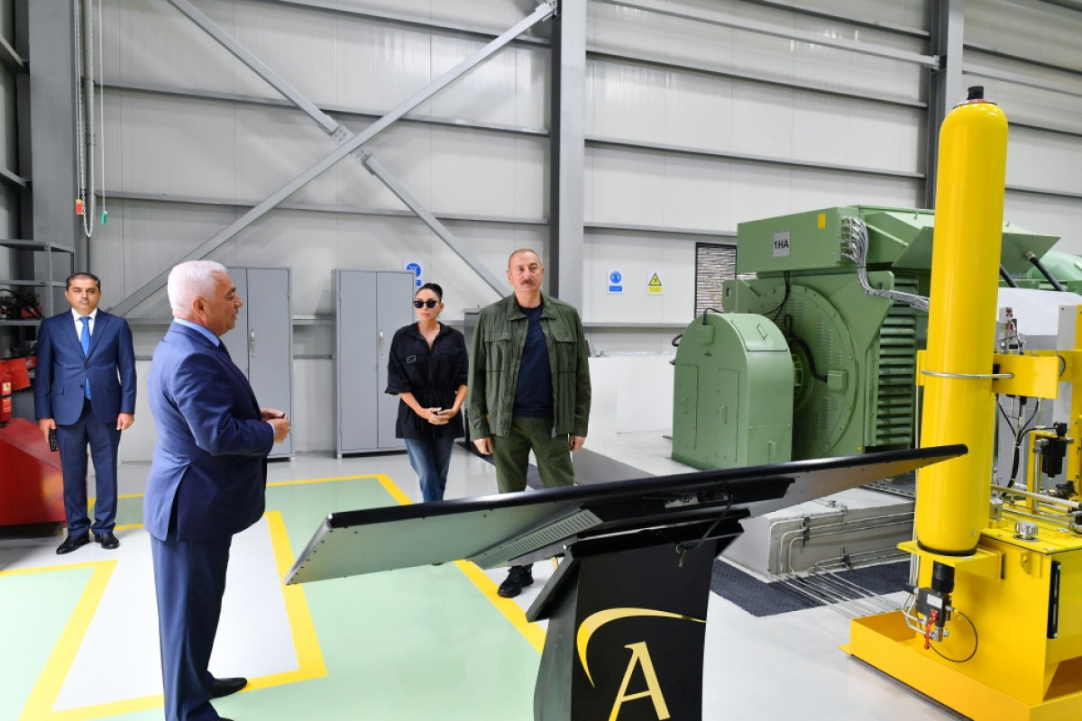 President Ilham Aliyev and First Lady Mehriban Aliyeva inaugurated “Soyugbulag” small hydroelectric power station in Kalbajar - <span class=
