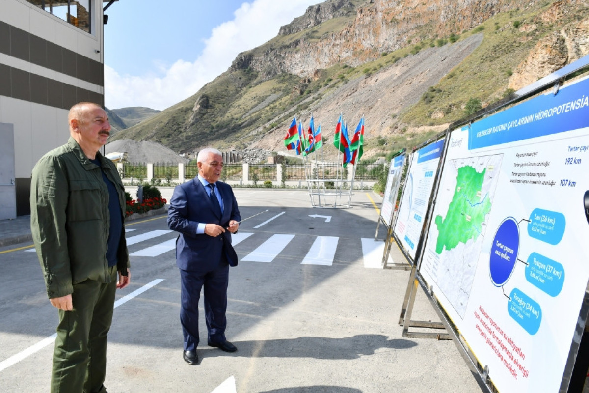 Prezident Kəlbəcərdə “Çıraq-1” və “Çıraq-2” KSES-in açılışında iştirak edib - YENİLƏNİB 