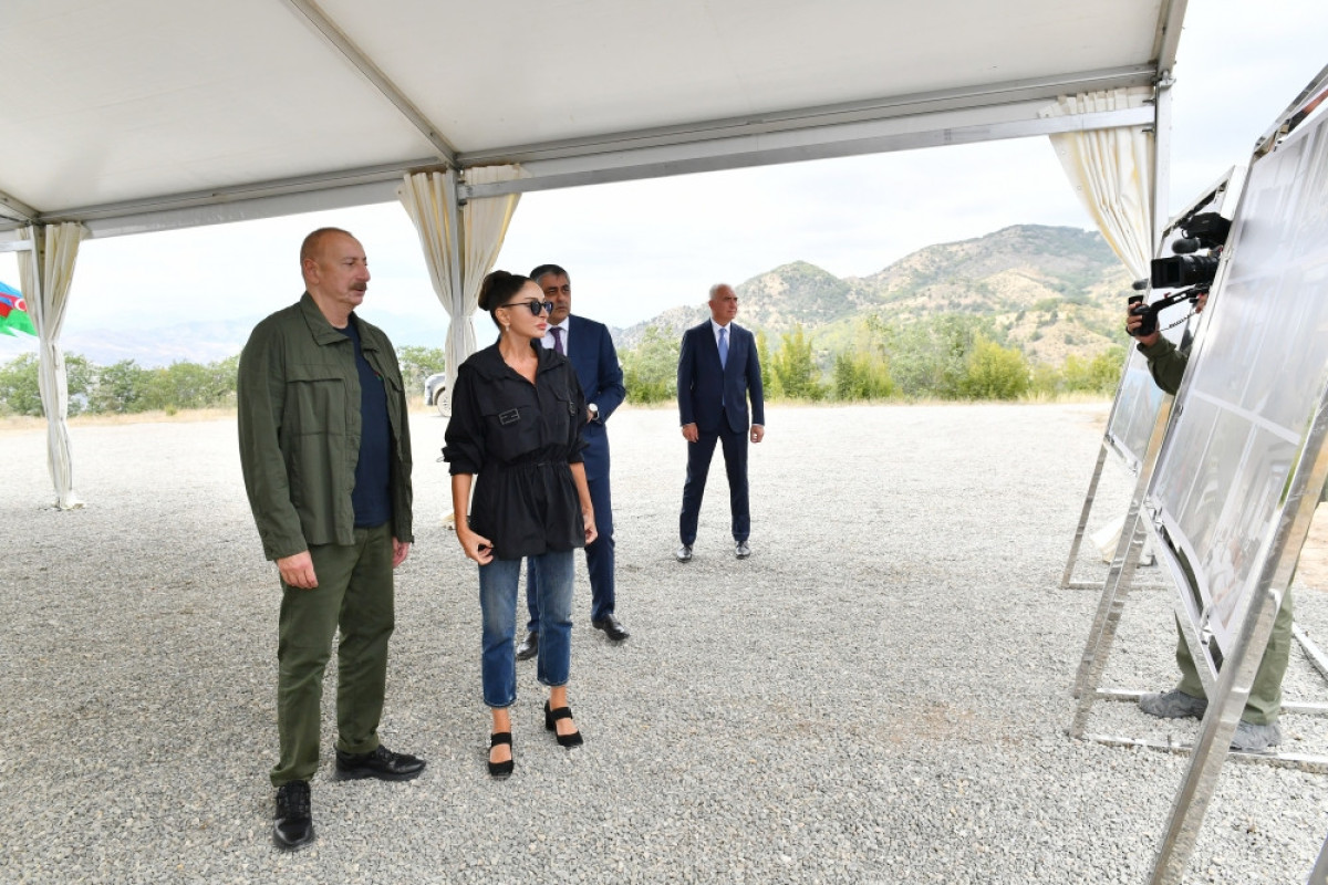 Foundation stone for hotel complex was laid in Lachin
