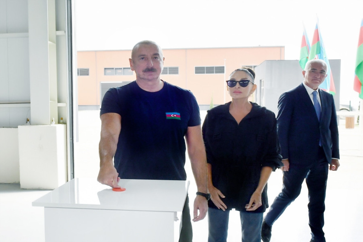 President and First Lady attended inauguration of furniture factory in Lachin industrial zone, viewed conditions created at several enterprises