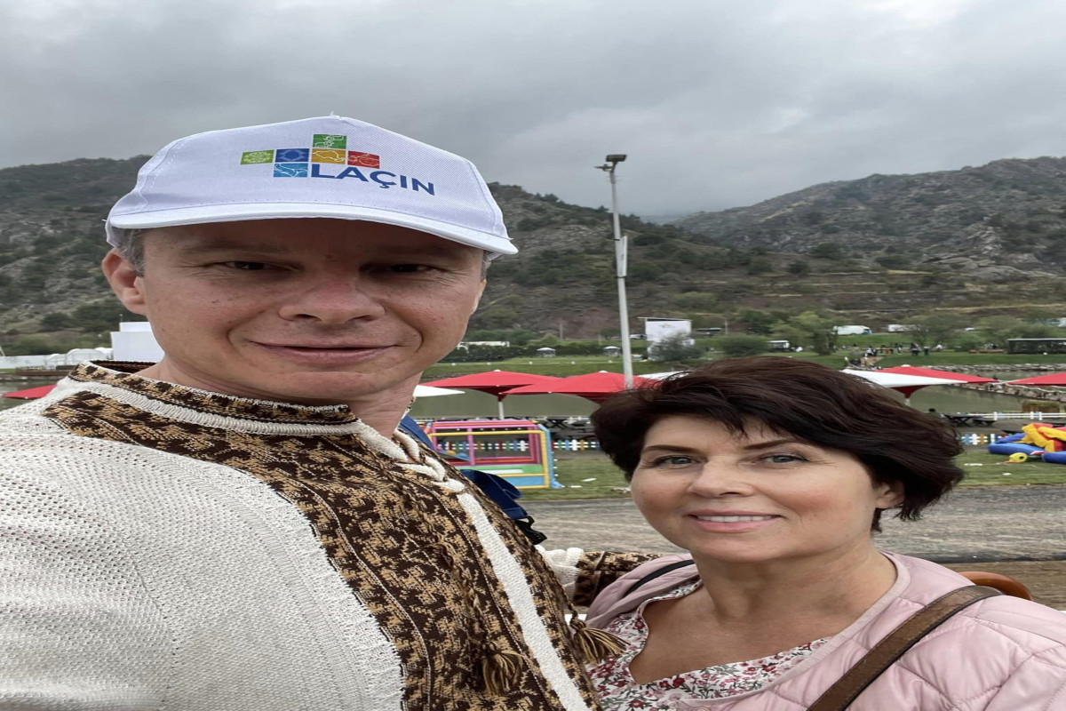 Ukraynanın Azərbaycandakı səfiri "Laçın Şəhəri Günü"ndən paylaşım edib - FOTO 