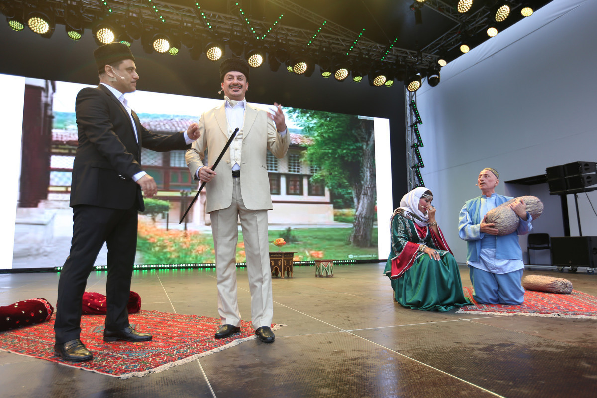 В рамках мероприятий «День города Лачин» представлена оперетта «Аршин мал алан»-ФОТО 