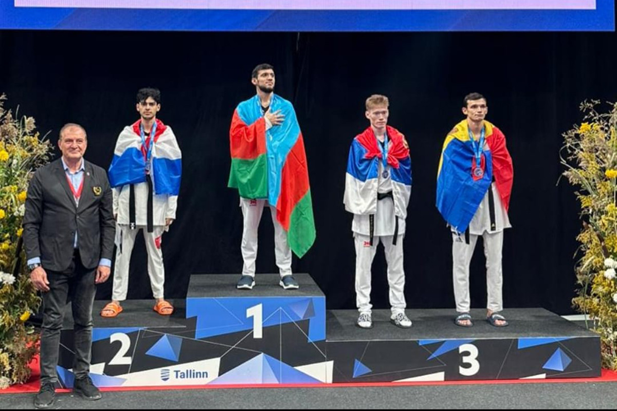 Azerbaijani taekwando fighter becomes the European champion - PHOTOLENT