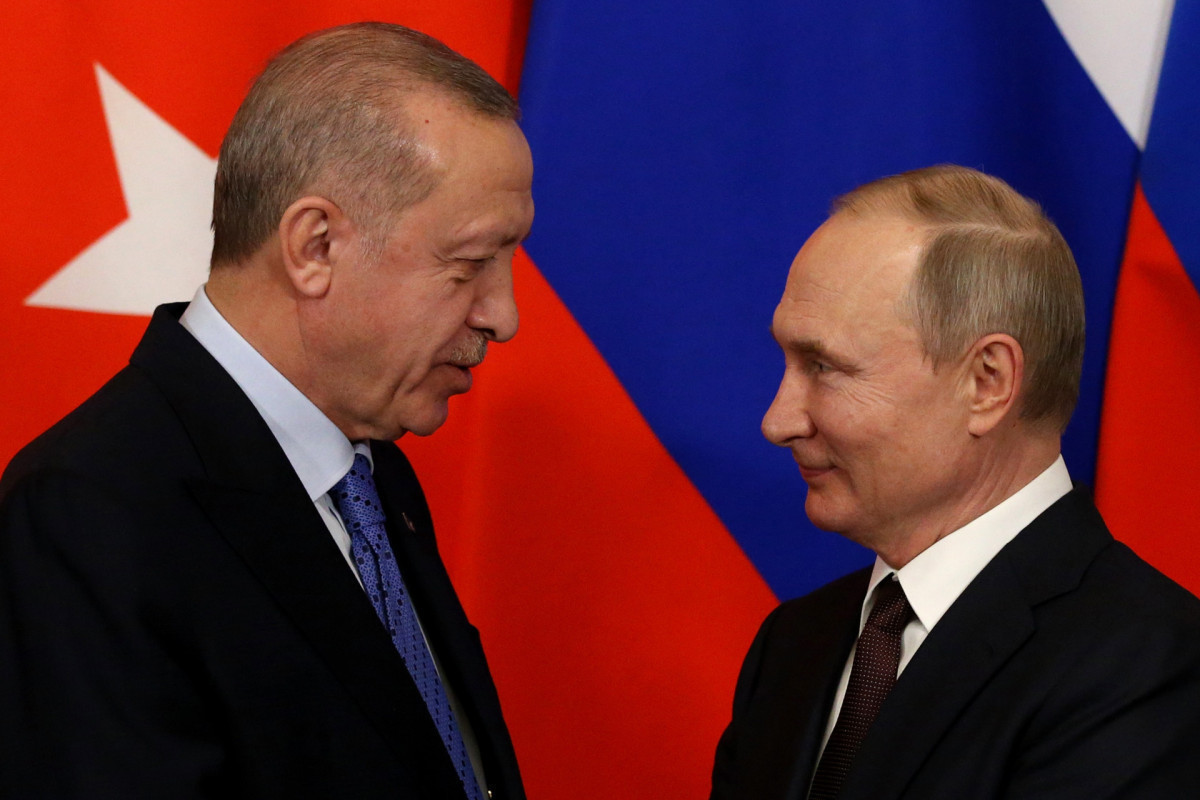 President of Türkiye Recep Tayyip Erdogan and President of Russia Vladimir Putin