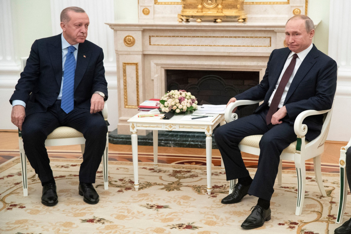 Recep Tayyip Erdogan and Vladimir Putin