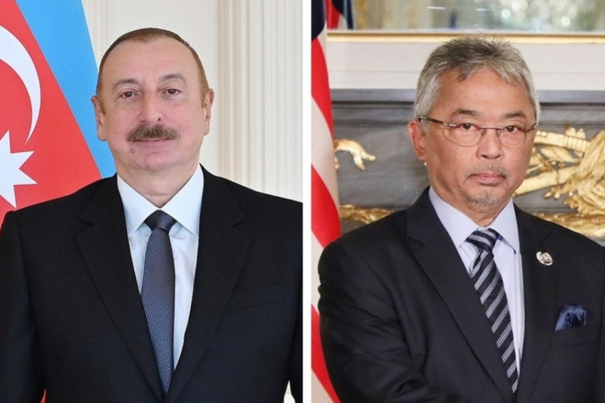 Президент Ильхам Алиев направил поздравление Верховному правителю Малайзии