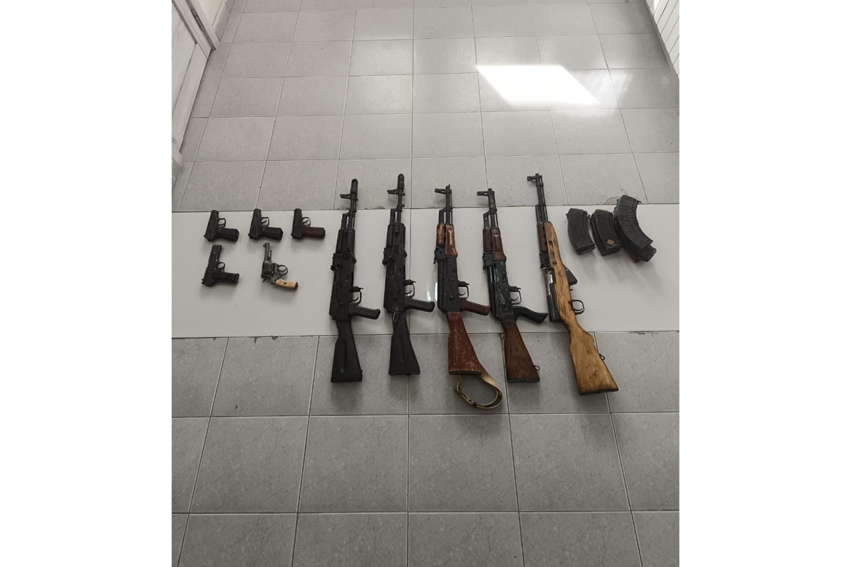 Laçında silah-sursat aşkarlanıb