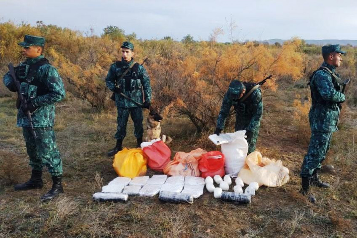 Noyabrda sərhəddə 191 kq narkotik, 5,5 milyon manatlıq qaçaqmal aşkarlanıb - FOTO 