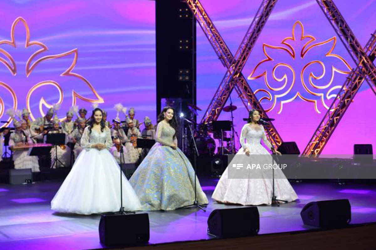 Qazaxıstanın Mədəniyyət Günləri çərçivəsində qala konsert keçirilib - FOTO 