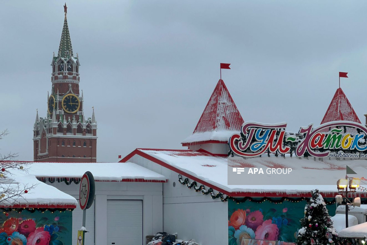 Kreml qar içində - FOTOREPORTAJ  - VİDEO 