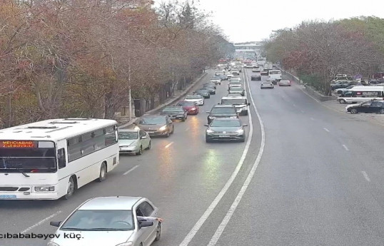 Bakıda sıxlıq müşahidə edilən yollar - SİYAHI 