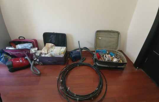 Hacıqabulda dirəkdən kabel oğurlayan, qohumunun evinə girən şəxs saxlanılıb