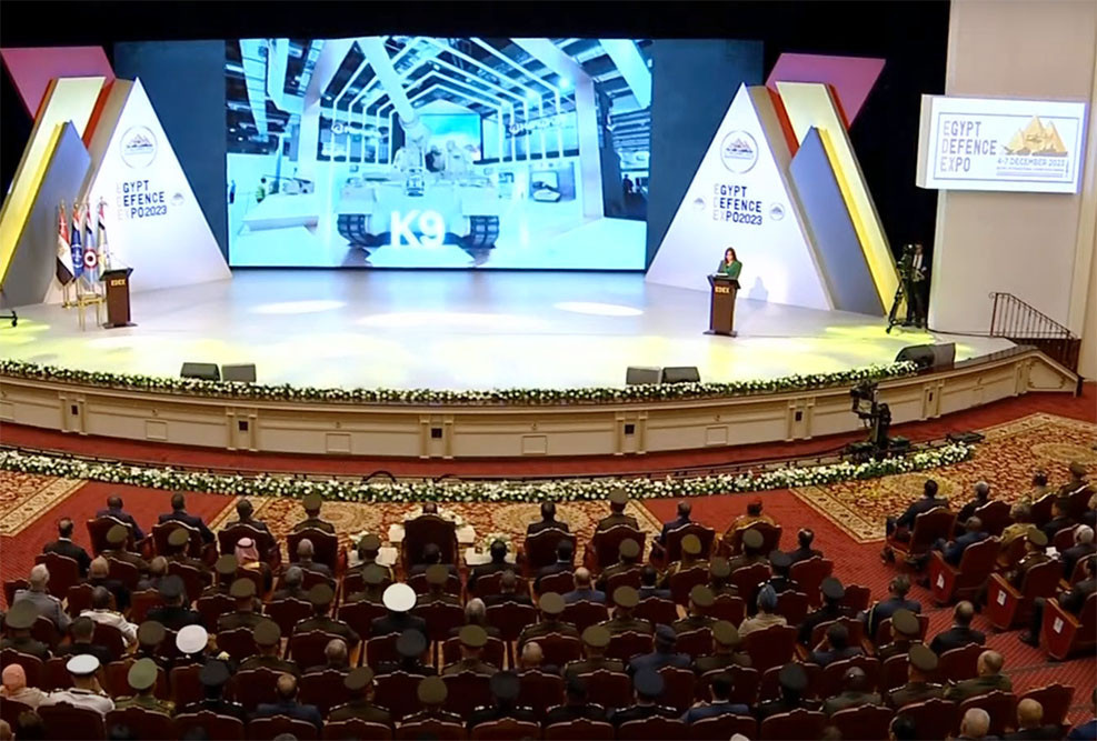 Zakir Həsənov Misirdə "EDEX 2023" beynəlxalq müdafiə sərgisinin açılışında iştirak edib
