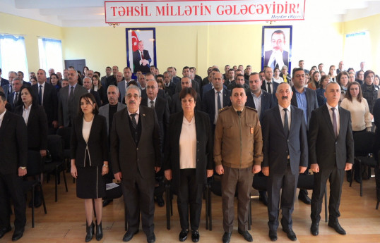 Şagirdlərin fövqəladə hallarda davranışı ilə bağlı tədbirlər keçirilib