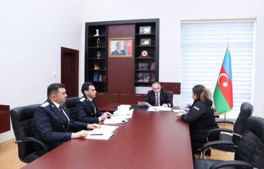Baş prokuror Sumqayıtda vətəndaşları qəbul edib