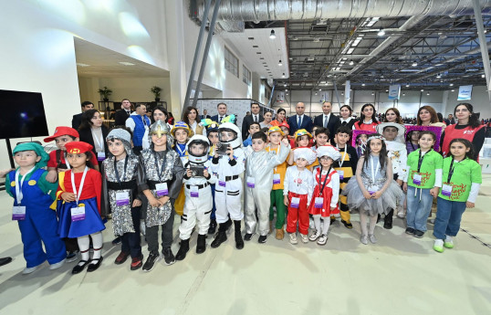Prezident köməkçiləri və nazirlər STEAM Azərbaycan Festivalında olub - FOTO 