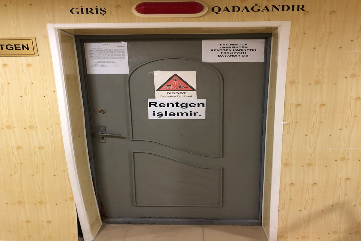 Hacıqabul xəstəxanasında rentgen kabinetinin fəaliyyəti dayandırılıb - FOTO 