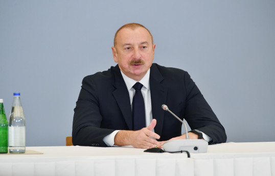 Prezident İlham Əliyev: Antiterror tədbirləri nəticəsində mülki infrastruktur və dinc əhali arasında heç bir itki olmayıb