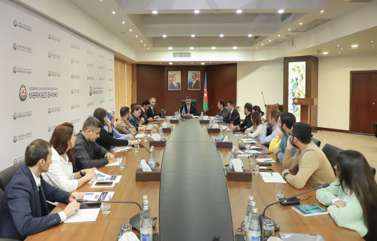Mərkəzi Bankda media nümayəndələri üçün növbəti təlim keçirilib