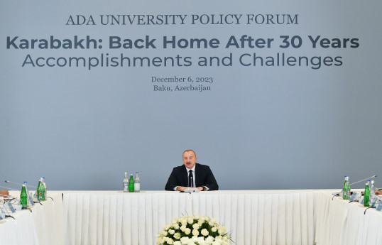 Prezident İlham Əliyev: Müharibədən sonra Qarabağa minaların necə daşınması ilə bağlı sual açıq qalır