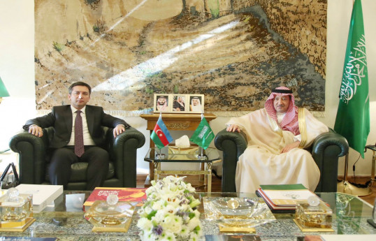 XİN başçısının müavini səudiyyəli həmkarını Azərbaycanın sülh təşəbbüsləri barədə məlumatlandırıb - FOTO 