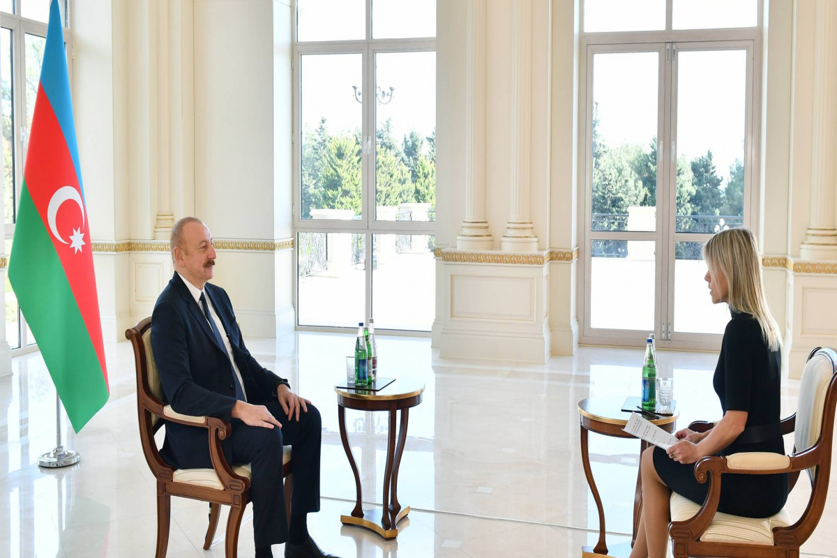 Azərbaycan Prezidenti İlham Əliyev “Euronews” televiziyasına müsahibə verib - YENİLƏNİB 