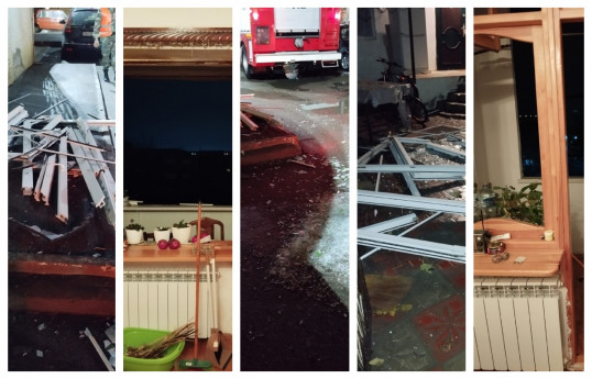 Ceyranbatanda mənzildə partlayış baş verib, yaralı var - FOTO  - YENİLƏNİB 