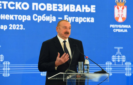 Azərbaycan Prezidenti Serbiyada ölkəmizin enerji sahəsində gələcək planları barədə məlumat verib