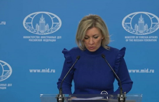 Zaxarova: Azərbaycanla Ermənistan sülh müqaviləsinin imzalanma vaxtını özləri müəyyən etməlidir