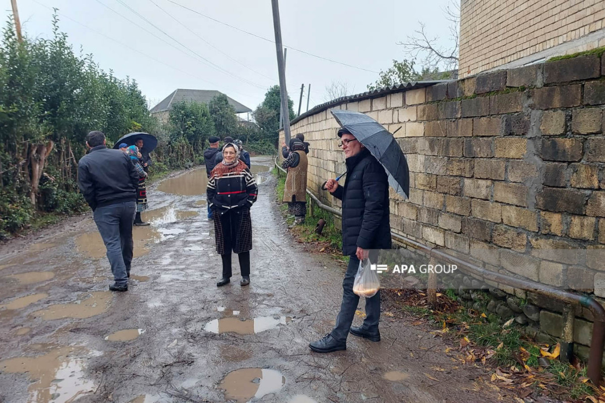 Aramsız yağış Astara yollarında fəsadlar yaradıb - FOTO 