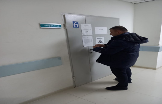 Cəlilabad rayon xəstəxanasında rentgen-müayinə fəaliyyəti dayandırılıb