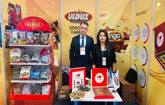 “Ulduz” Şokolad Fabrikinin məhsulları yerli istehsalat sərgisində təqdim edilib