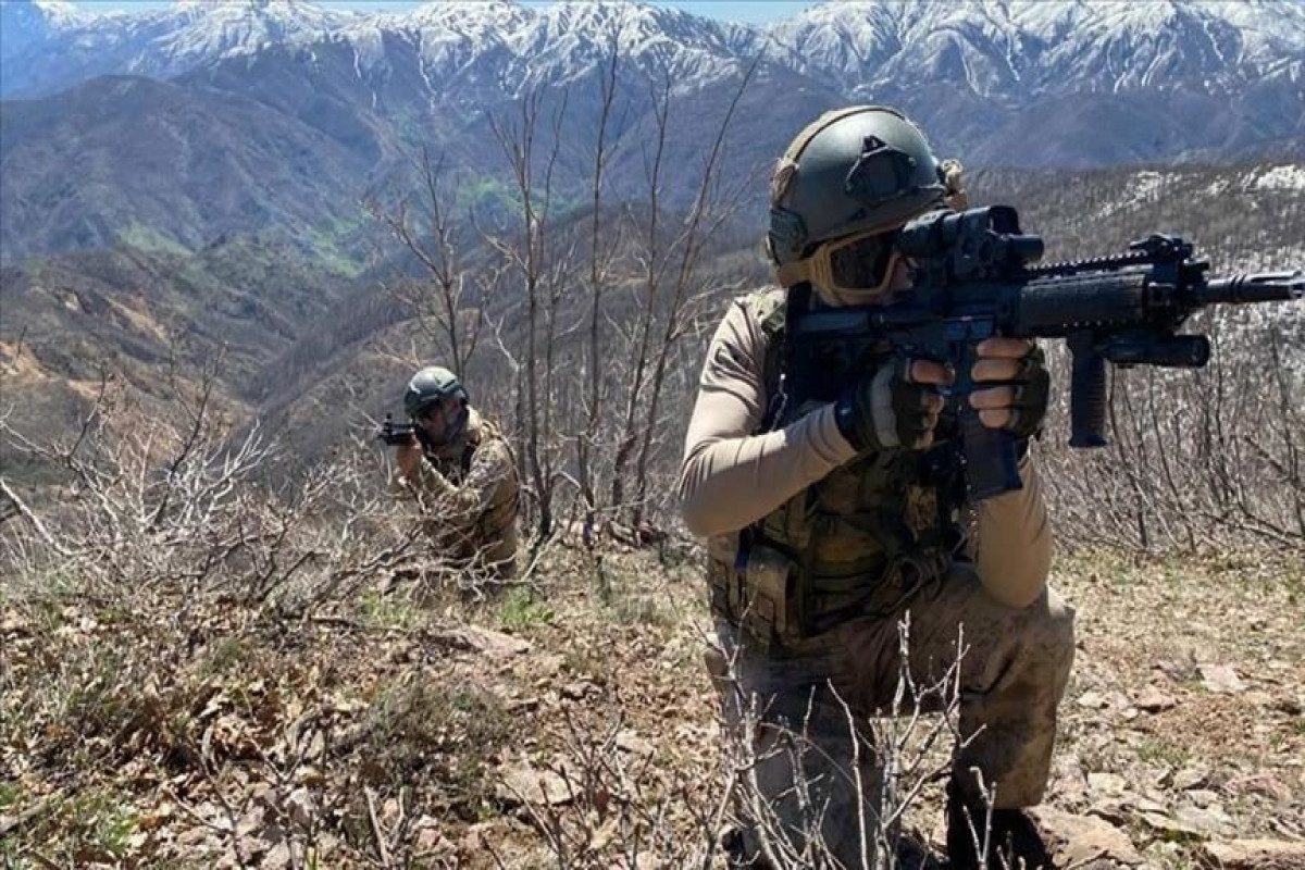 Türkiyə ordusu İraqın şimalında 7 terrorçunu zərərsizləşdirib