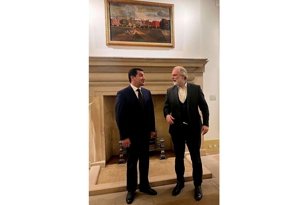 Hikmət Hacıyev Britaniya Baş nazirinin müşaviri ilə görüşüb - FOTO 