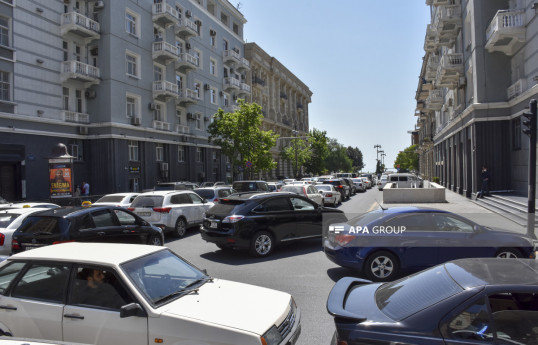 Bakıda sıxlıq olan yollar