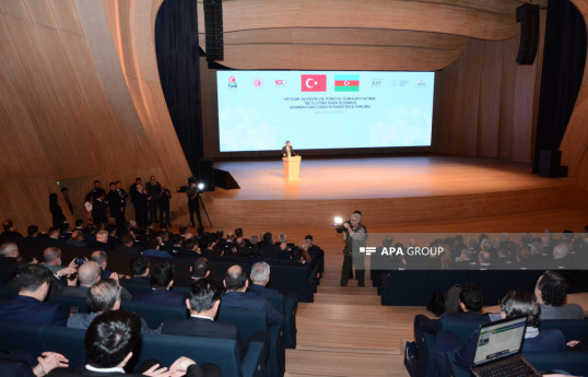 Bakıda Azərbaycan -Türkiyə İnvestisiya Forumu keçirilir - FOTO 