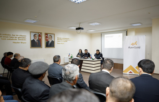 “AzerGold”un Daşkəsənin ucqar kəndlərinin sakinləri ilə görüşü keçirilib
