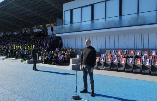 Prezident İlham Əliyev: “Qarabağ” – MOİK futbol matçının Xankəndidə keçirilməsinin çox böyük mənası var