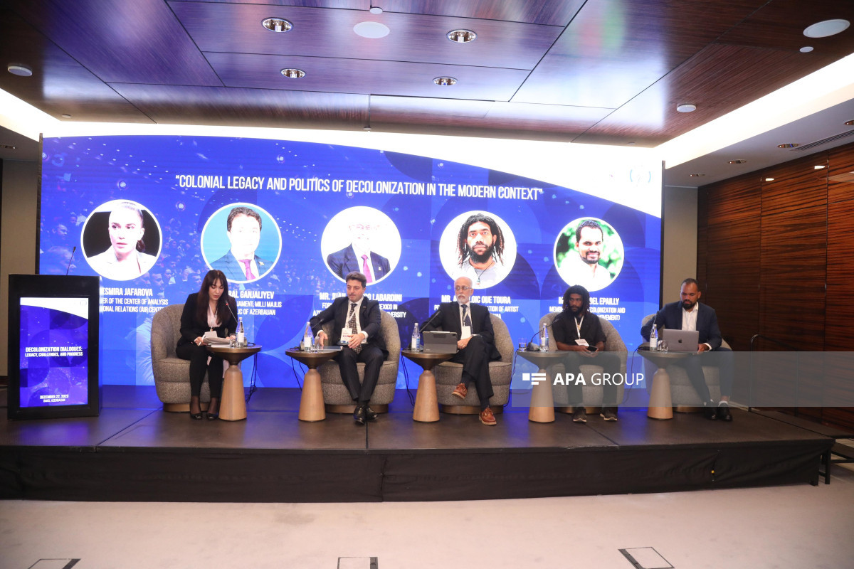 Bakıda “Dekolonizasiya dialoqları: nəticələr, çətinliklər və nailiyyətlər” adlı beynəlxalq konfrans keçirilib - FOTO 