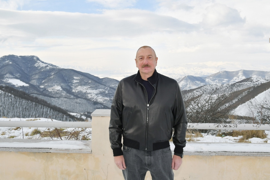 Prezident İlham Əliyev Şuşa rayonunun Turşsu qəsəbəsində olub