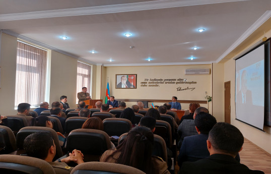 FHN-in Sumqayıt Regional Mərkəzində “Heydər Əliyev İli”nə həsr olunmuş tədbir keçirilib
