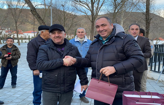 Zabuxa köçürülən ailələrə mənzillərinin açarları təqdim edilib - FOTO  - YENİLƏNİB 