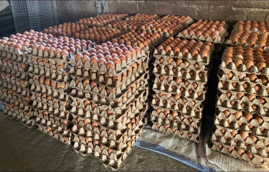Rusiya Azərbaycandan yumurtanın üçüncü partiyasını idxal edib
