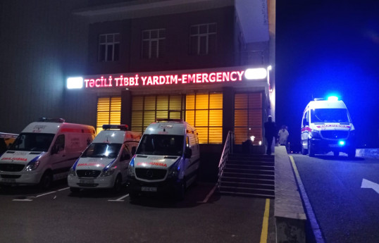 Ağdamda minaya düşən ANAMA əməkdaşı Gəncəyə gətirilib - FOTO 
