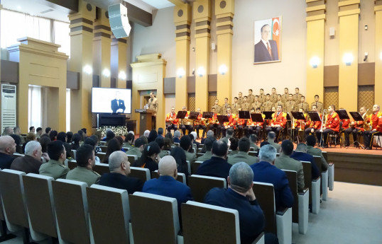 FHN Akademiyasında “Heydər Əliyev İli”nə həsr olunmuş tədbir keçirilib