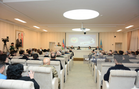 Veteranlar Təşkilatı İlham Əliyevin siyasətini dəstəkləyən bəyanat qəbul edib - FOTO 
