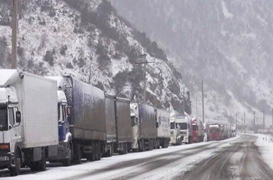 Ermənistanı Rusiya ilə əlaqələndirən yol qismən açılıb